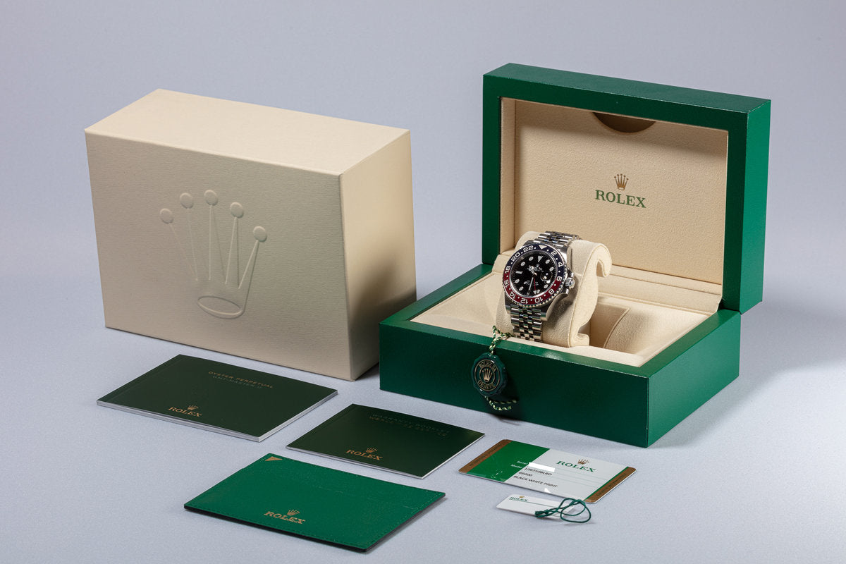 HQ Milton 2020 Rolex GMT Master II 126710BLRO with Box and Card