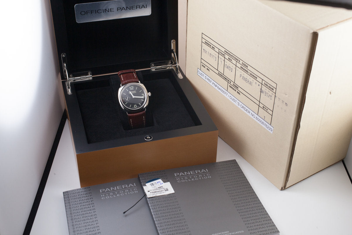 HQ Milton Panerai Radiomir PAM 337 with Box and Papers