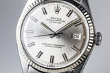 1970 Rolex DayJust 1601 Silver "Wideboy" Dial