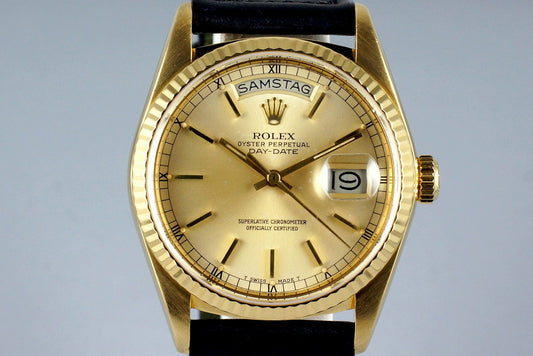 1985 Rolex YG Day Date 18038