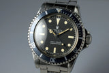 1967 Rolex Submariner 5513 Meters First