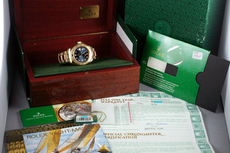 1995 Rolex YG Yacht-Master 16628 with Box and Papers