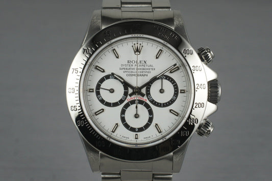 1991 Rolex SS Zenith Daytona 16520 White Dial