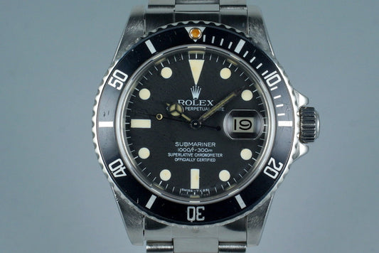 1982 Rolex Submariner 16800