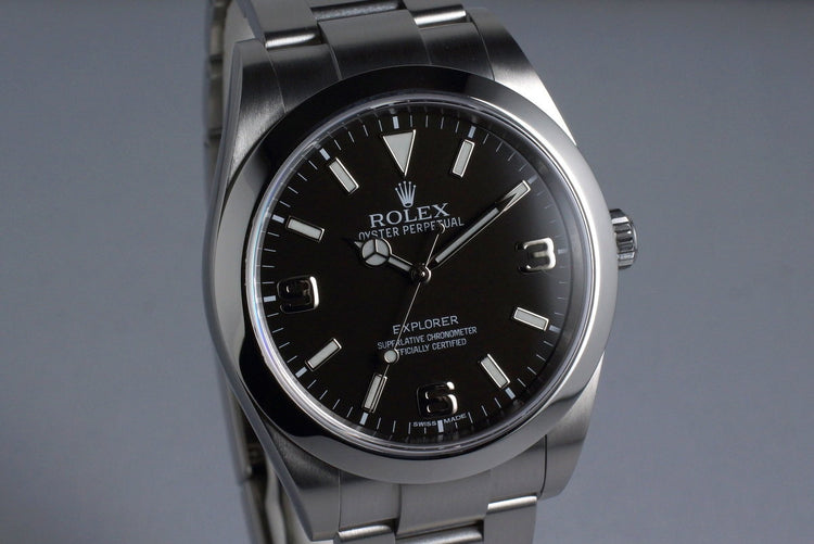 2015 Rolex Explorer 214270 with Box and Papers