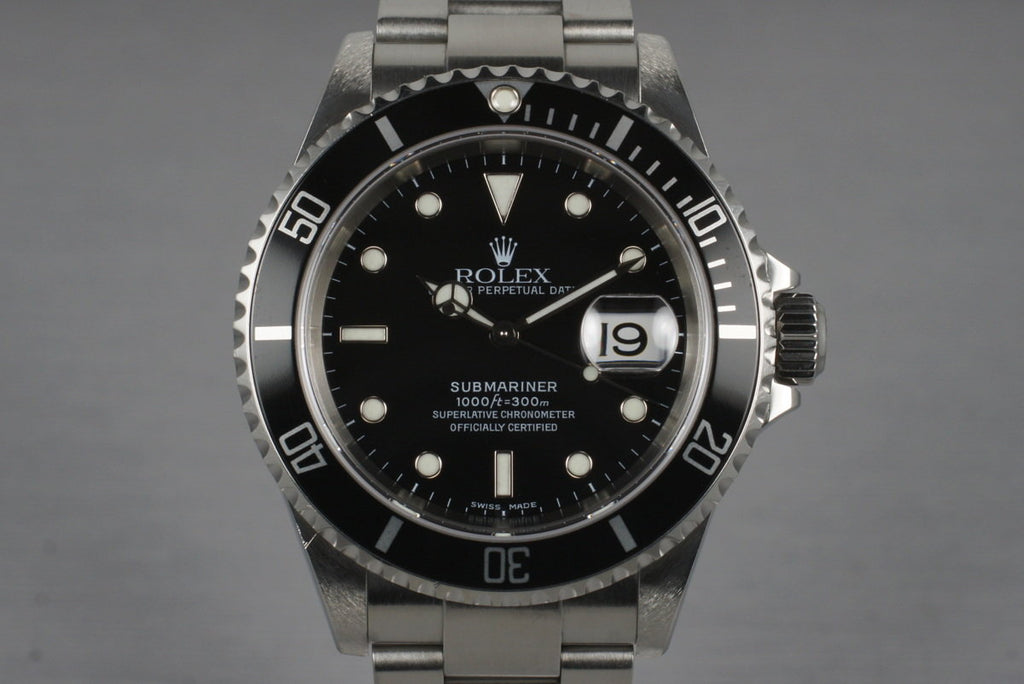 2003 Rolex Submariner 16610T with Box and Papers