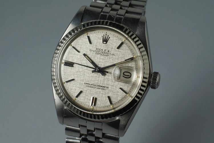 1972 Rolex DateJust Linen Dial 1601