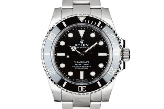 2016 Rolex Submariner 114060 with Box and Papers