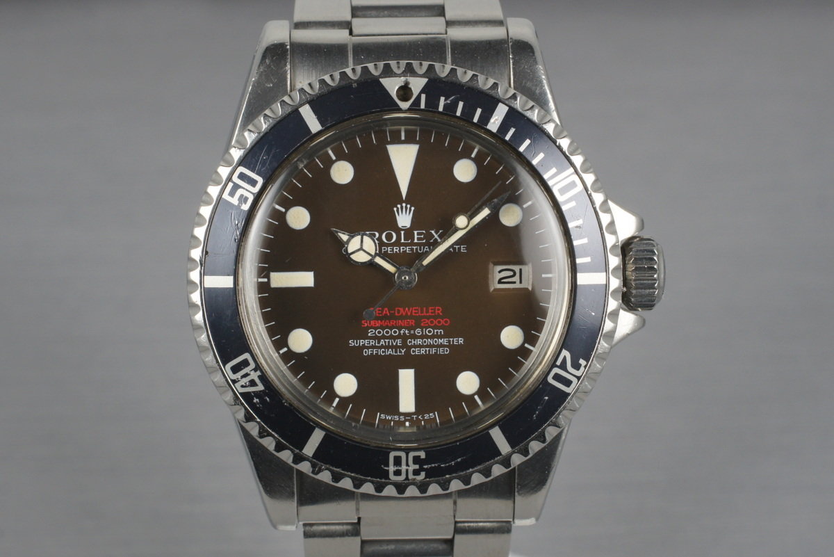 HQ Milton - 1972 Rolex Sea Dweller 1665 Double Red Mark 2 with