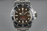 1972 Rolex Sea Dweller 1665 Double Red Mark 2 with Chocolate Dial