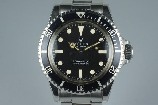 1966 Rolex Submariner 5513 Meters First Dial