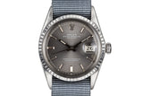 1968 Rolex DateJust 1603 Grey "London Sky" Dial with White Print