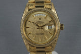 1970 Rolex Vintage President 1803 with Linen Dial and Morellis finish