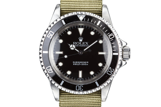 1967 Rolex Submariner 5513 with Service Dial