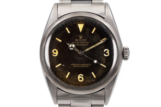 1967 Rolex Explorer 1016 with Tropical Gilt Dial