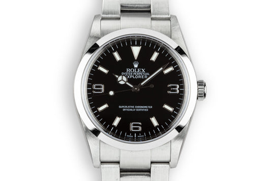 2003 Rolex Explorer 114270 with Box and Papers