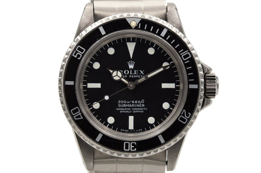 1967 Rolex Submariner 5512 4 Line Dial