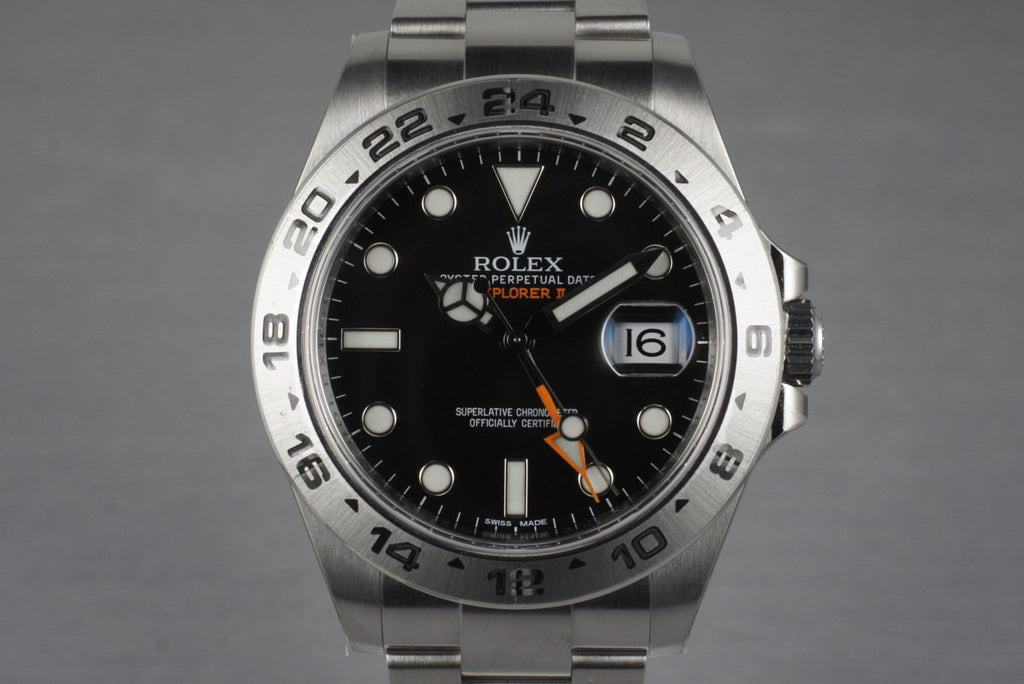 2014 Rolex Explorer II 216570 with Box and Papers MINT