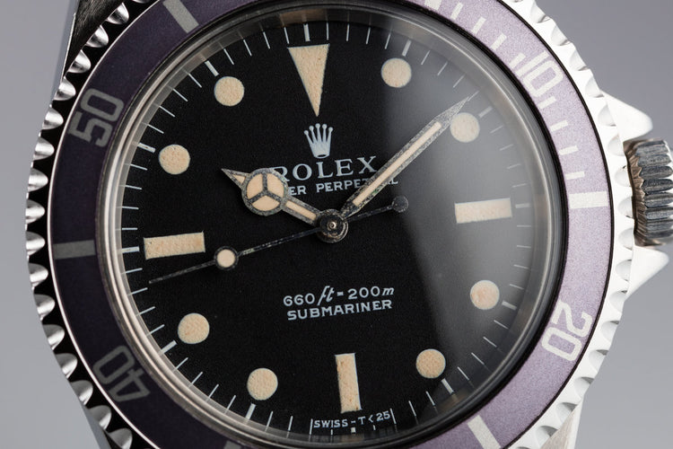 1971 Rolex Submariner 5513 Serif Dial