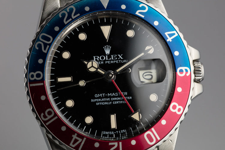 1983 Rolex GMT-Master 16750 "Pepsi" with Box and Papers