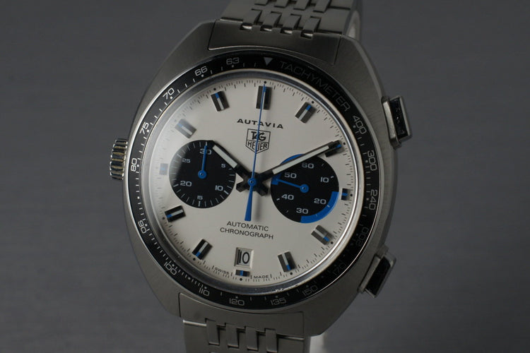 2004 Tag Heuer Autavia CY2110 White Dial with Box and Papers