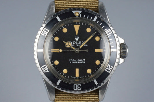 1967 Rolex Submariner 5513 Meters First