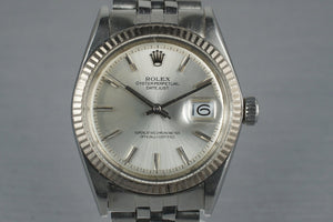 1969 Rolex Date Just 1601 Non-Luminous Dial