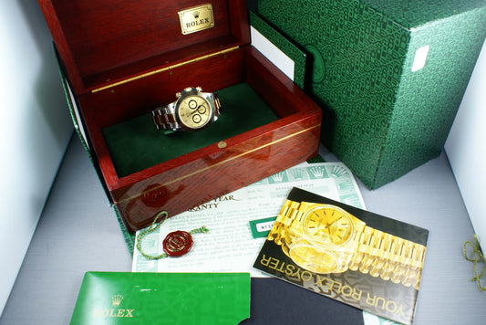 Rolex 18K/SS Zenith Daytona 16523  Box and Papers