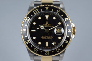 2000 Rolex Two Tone GMT II 16713 Box and Papers