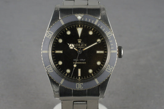 1957 Rolex Spider Dial Submariner 6536-1