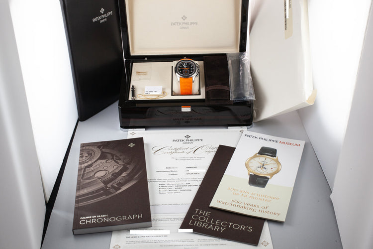 Mint 2018 Patek Philippe Aquanaut 5968A with Box and Papers