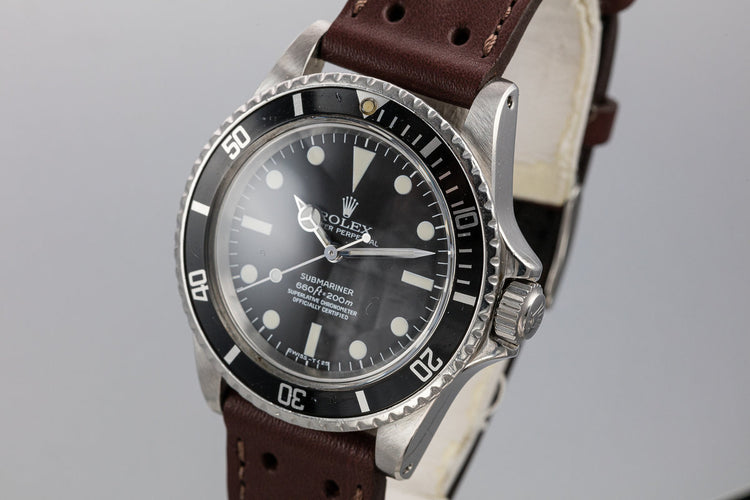 1970 Rolex Submariner 5512 with Service Dial