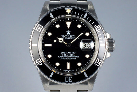 1986 Rolex Submariner 16800