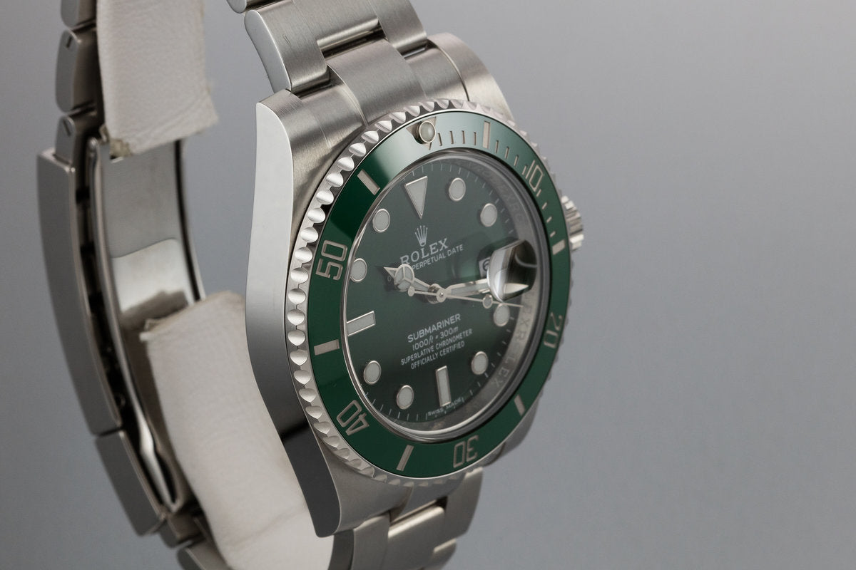 HQ Milton - 2016 Rolex Green Submariner 116610LV Hulk with Box