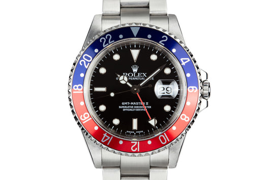 2000 Rolex GMT-Master II 16710 "Pepsi" with Box and Papers