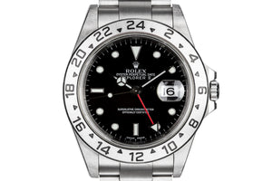 2001 Rolex Explorer II 16570 with Black Dial