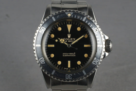 1966 Rolex Submariner 5513 with Glossy Gilt Dial