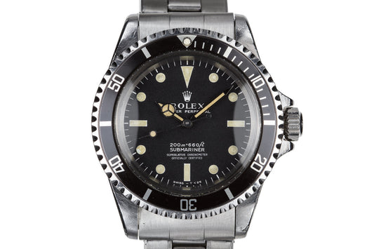 1967 Rolex Submariner 5512 with Meters First Dial