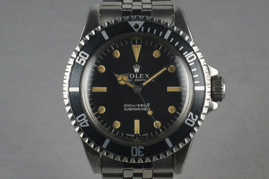 1968 Rolex Submariner 5513 Meters First