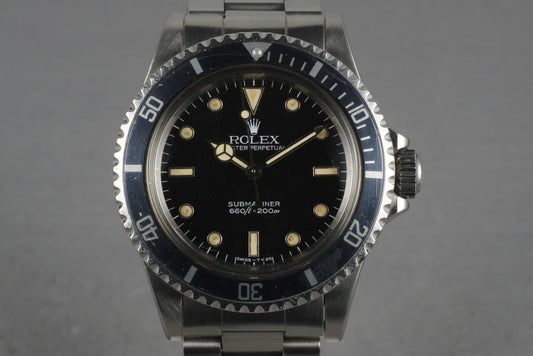 1986 Rolex Submariner SPIDER Dial Ref: 5513