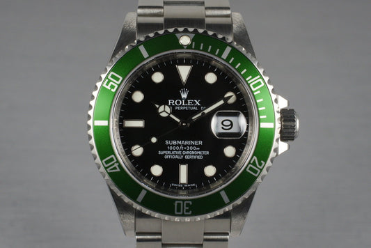 2007 Rolex Submariner 16610V with Box and Papers