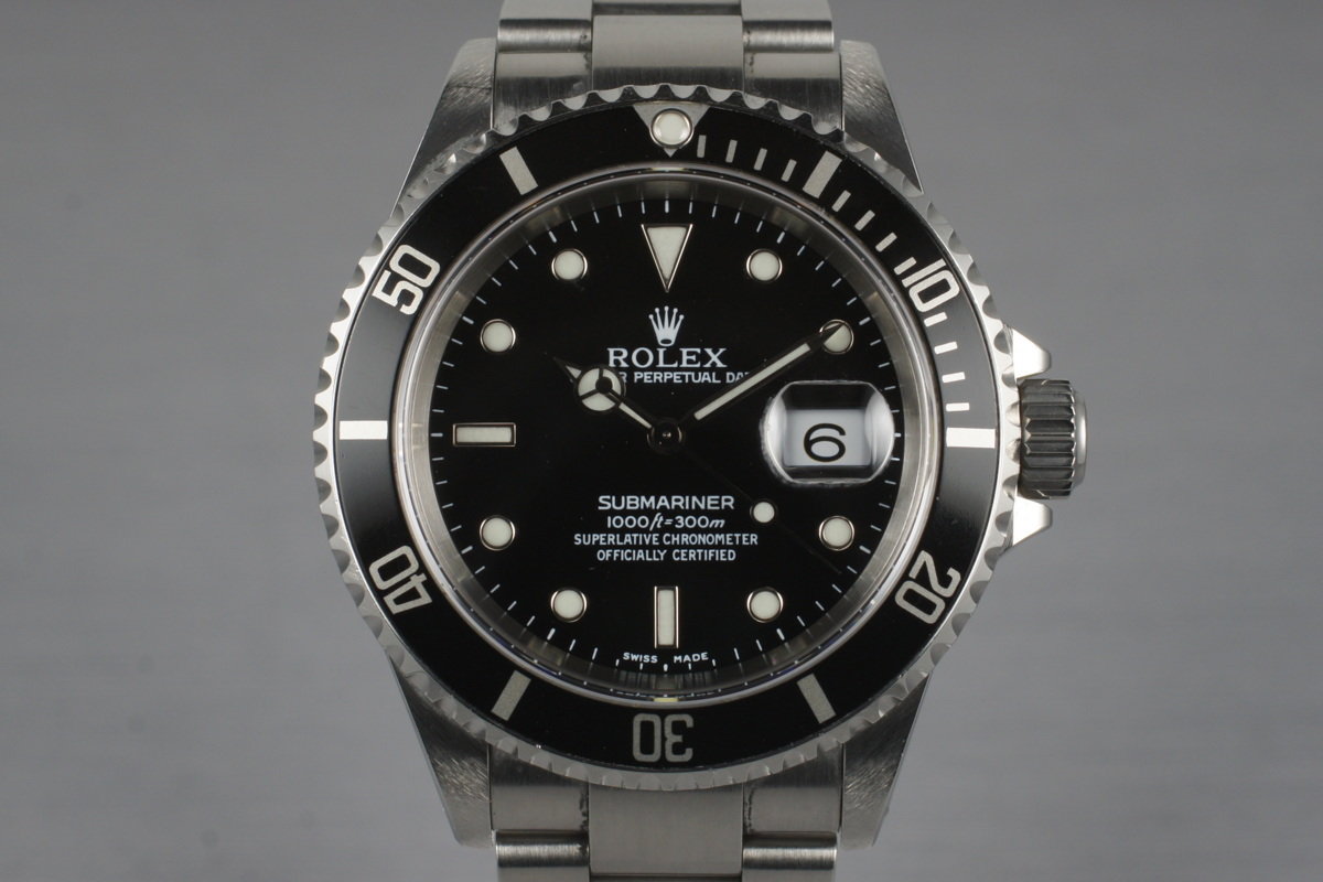 HQ Milton - 1999 Rolex Submariner 16610, Inventory #4514, For Sale