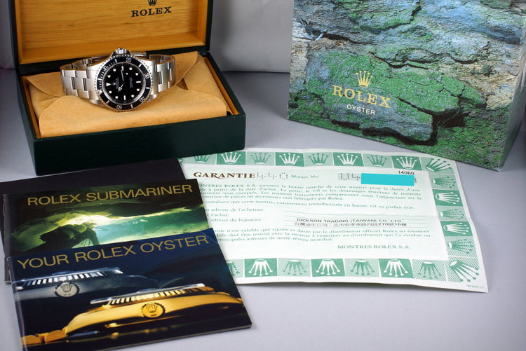 1997 Rolex Submariner 14060 with Box and Papers