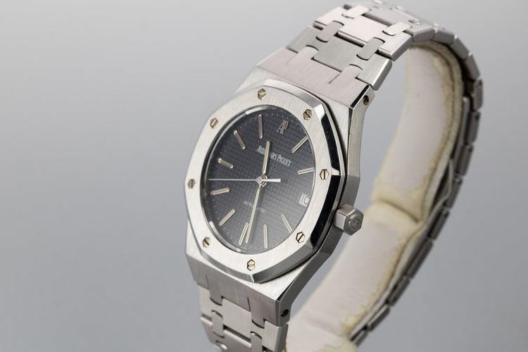 1996 Audemars Piguet Royal Oak 14790ST Black Dial with Box, Papers, and Service Papers