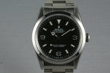 Rolex Explorer 1 14270 with RSC papers