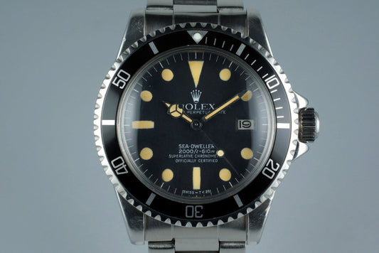 1978 Rolex Sea Dweller 1665 Mark I Dial