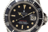 1969 Rolex Red Submariner 1680 Meters First Mark 1 Long F with Box and Papers