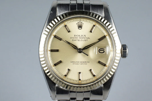 1963 Rolex DateJust 1601 Silver Dial