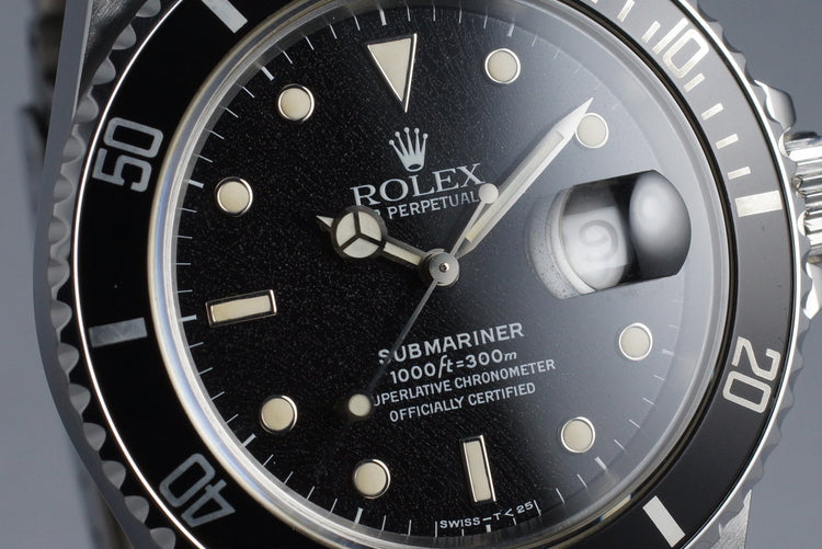 1988 Rolex Submariner 168000