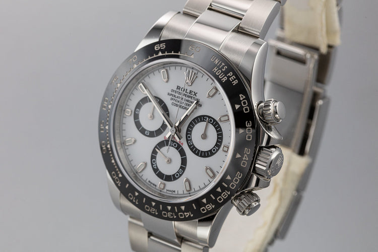 2019 Rolex Daytona 16500LN White Dial with Box and Papers